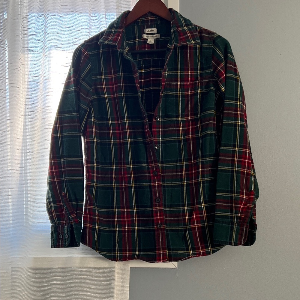 L.L. Bean Flannel Plaid Shirt